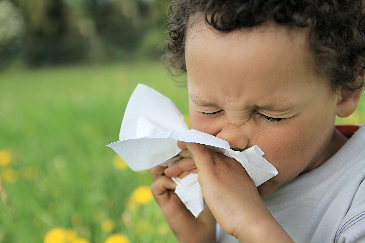 2 Year Old Blowing His Nose